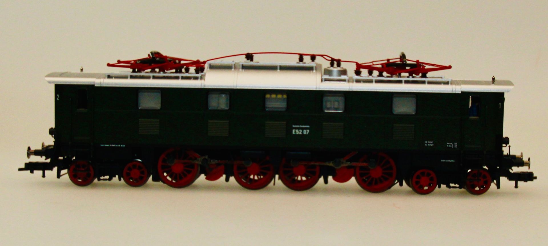 Fleischmann 435201 - Fleischmann - E-Lok E52 07 DB Ep.III grün H0/GL